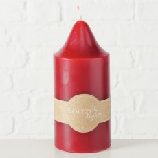 Boltze Church Pillar Candle Red