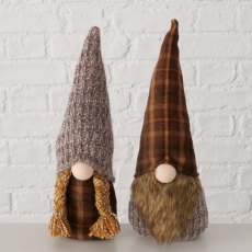 Boltze Paulino Gnome Brown 34cm Assorted