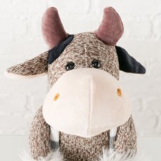 Boltze Vala Cow Plush Toy 28cm Brown