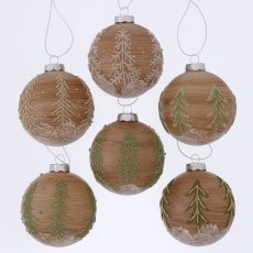 Boltze Woody Bauble 80cm Assorted