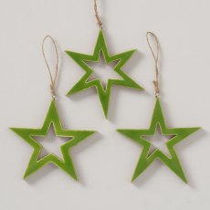 Boltze Viridis Star Pendant Green Assorted