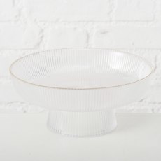 Boltze Riglio Glass Bowl With Stand