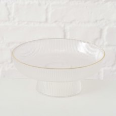 Boltze Riglio Glass Bowl With Stand