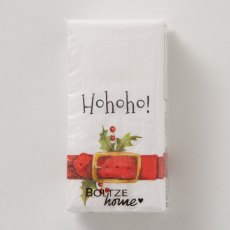 Boltze Ho Ho Ho Christmas Tissues 10.5cm