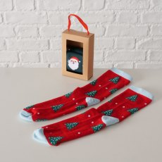 Boltze Mauno Christmas Sock Red 2 Pack