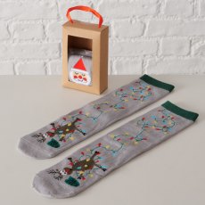 Boltze Jesper Christmas Sock Grey 2 Pack