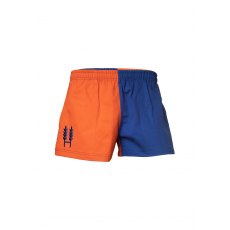 Hexby Harlequin Zip Shorts Orange/Blue