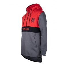 Hexby Shearing Mullet Hoodie Red/Grey