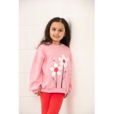 Lighthouse Flora Floral Sweatshirt Dusky Pink