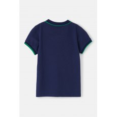 Lighthouse Pier Tractor T-Shirt Navy/Green