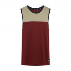 Ridgeline Backslider Singlet Vest Rhubarb