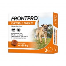 Frontpro Chewable Flea & Tick Tablets For Dogs