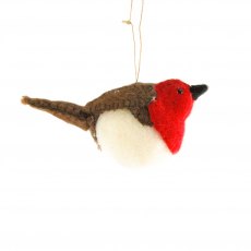 Ascalon Hanging Felt Robin Red/White