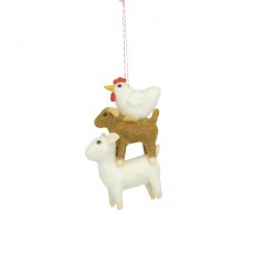 Ascalon Hanging Donkey, Sheep & Chicken Stack