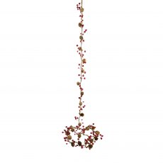 Ascalon Red Berry & Pinecone Garland 200cm