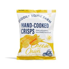 Diddly Squat Cheese & Onion Crisps 40g