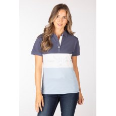 Rydale Byland Cow Polo Shirt Denim/White/Blue Rydale Byland Cow Polo Shirt Denim/White/Blue
