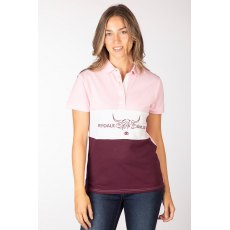 Rydale Byland Cow Polo Shirt Sorbet/White/Berry Rydale Byland Cow Polo Shirt Sorbet/White/Berry