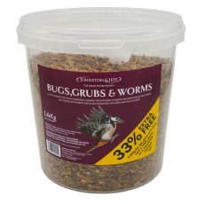 Johnston & Jeff Bugs, Grubs & Worms Bird Food 1.2kg Johnston & Jeff Bugs, Grubs & Worms Bird Food 1.2kg