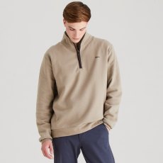 Ridgeline Brancaster 1/4 Zip Sweatshirt Roasted Cashew Ridgeline Brancaster 1/4 Zip Sweatshirt Roasted Cashew