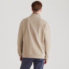 Ridgeline Brancaster 1/4 Zip Sweatshirt Roasted Cashew Ridgeline Brancaster 1/4 Zip Sweatshirt Roasted Cashew