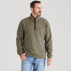 Ridgeline Brancaster 1/4 Zip Sweatshirt Smokey Olive Ridgeline Brancaster 1/4 Zip Sweatshirt Smokey Olive
