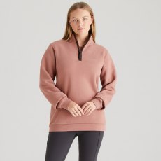 Ridgeline Brancaster 1/4 Zip Sweatshirt Dusky Pink Ridgeline Brancaster 1/4 Zip Sweatshirt Dusky Pink