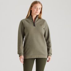 Ridgeline Brancaster 1/4 Zip Sweatshirt Smokey Olive Ridgeline Brancaster 1/4 Zip Sweatshirt Smokey Olive