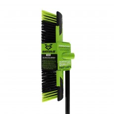 Buffalo Stiff PVC Yard Broom 18" With Handle & Scraper Buffalo Stiff PVC Yard Broom 18" With Handle & Scraper