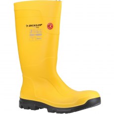 Dunlop Unisex Purofort FieldPro Full Safety Wellington Yellow/Black Dunlop Unisex Purofort FieldPro Full Safety Wellington Yellow/Black