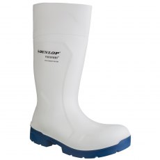 Dunlop Men's Food Pro Multigrip Safety Wellington White Dunlop Men's Food Pro Multigrip Safety Wellington White