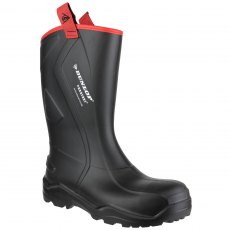 Dunlop Men's Purofort+ Rugged Full Safety Wellington Black Dunlop Men's Purofort+ Rugged Full Safety Wellington Black