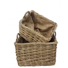 Lows Of Dundee Rectangular Basket With Liner Lows Of Dundee Rectangular Basket With Liner