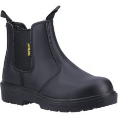 Amblers Unisex FS116 Hardwearing Pull On Safety Dealer Boot Black Amblers Unisex FS116 Hardwearing Pull On Safety Dealer Boot Black