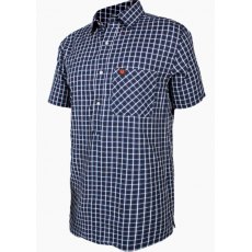 Stoney Creek Checkmate Polo Shirt Navy Check Stoney Creek Checkmate Polo Shirt Navy Check