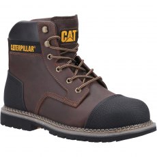 Caterpillar Men's Powerplant S3 Safety Boot Brown Caterpillar Men's Powerplant S3 Safety Boot Brown