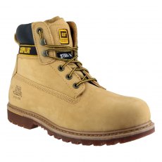 Caterpillar Men's Holton S3 Safety Boot Honey Caterpillar Men's Holton S3 Safety Boot Honey