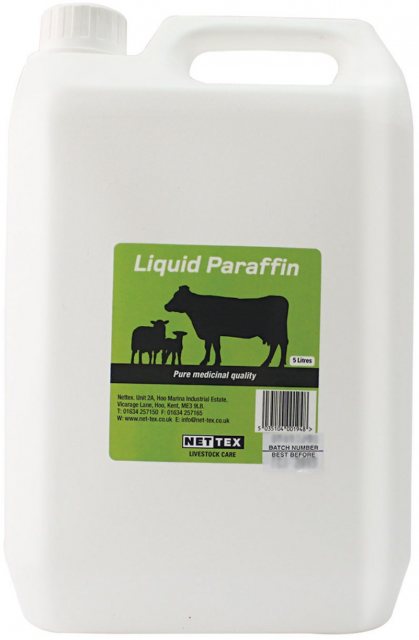 Paraffin oil for horse