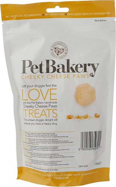 pet bakery cheese paws