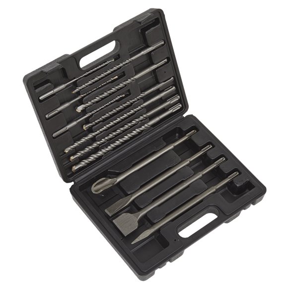 Sealey Sealey SDS Drill Bit & Chisel Set 13 Piece