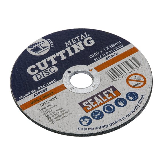 Sealey Sealey Metal Cutting Disc