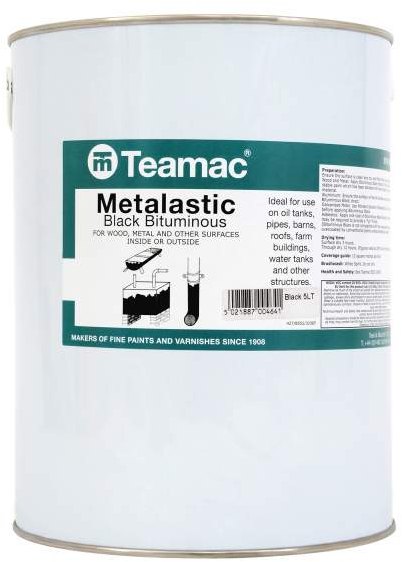 Metalastic Bituminous Paint Black 5L