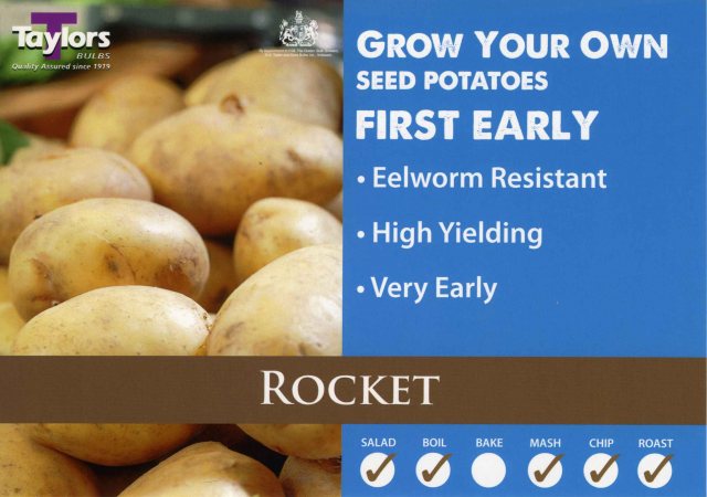 Taylors Bulbs Taylor's Bulbs Seed Potatoes Rocket 2kg