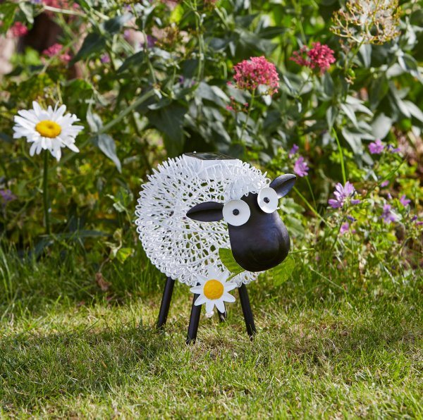 sheep solar light dunelm