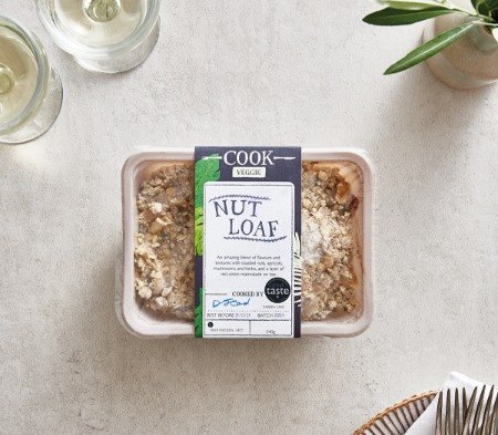 Cook Nut Loaf Frozen Meal