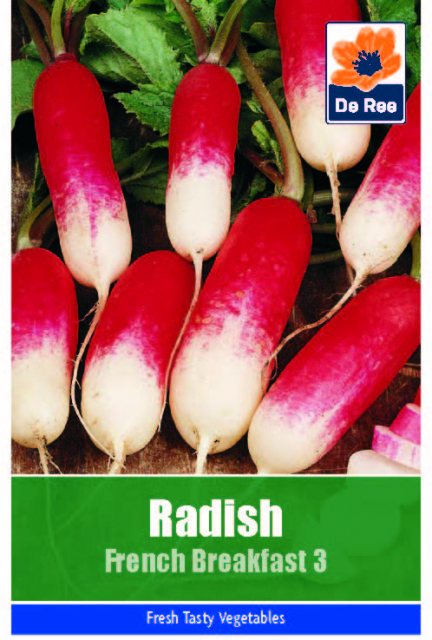 De Ree Radish French Breakfast Seeds