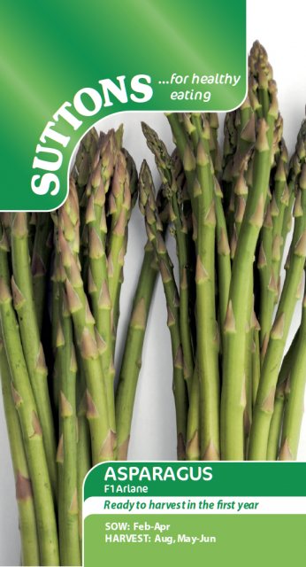 SUTTONS Asparagus Ariane Seeds