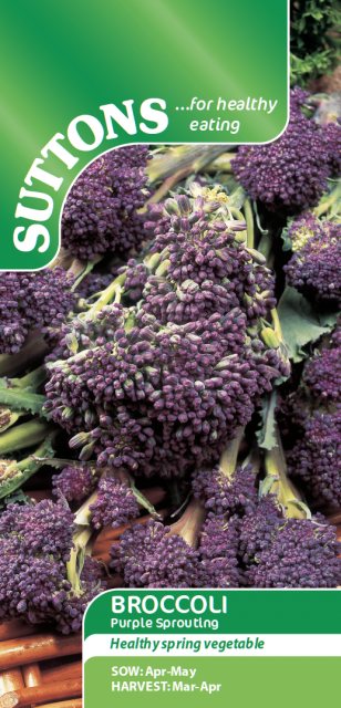 SUTTONS Broccoli Purple Sprouting Seeds