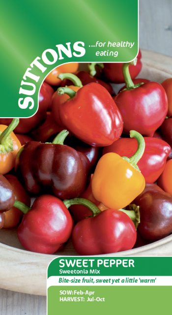 SUTTONS Pepper Sweet Sweetonia Mix Seeds