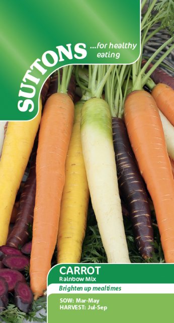 SUTTONS Suttons Carrot Rainbow Mix Seeds